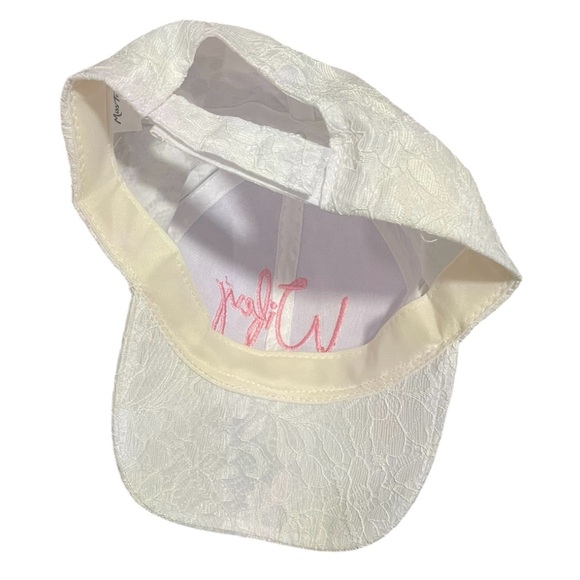 Wifey Embroidered Lace White Cap - Picture 4 of 7